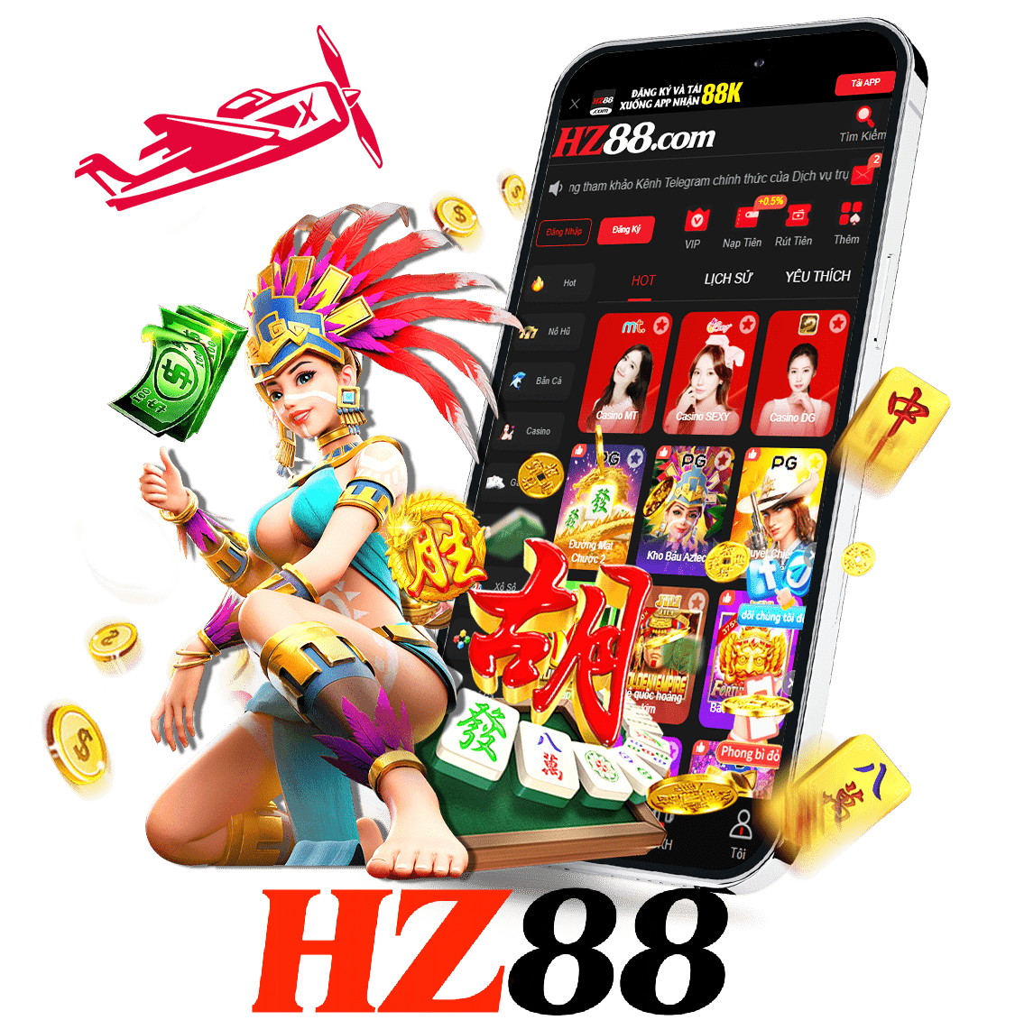 Ứng dụng HZ88 trên di động